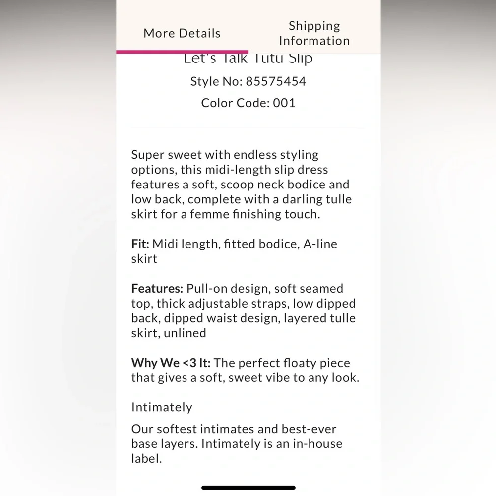 🎉 Host Pick 🎉 Free People Let’s Talk Tutu Black Slip Dress - Picture 11 of 11